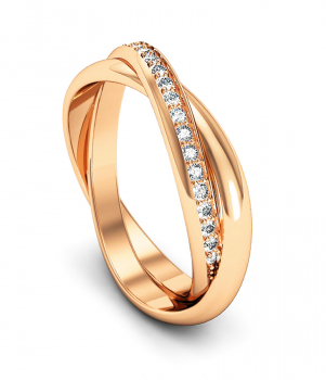 Кольцо с бриллиантами (Мод. 638)